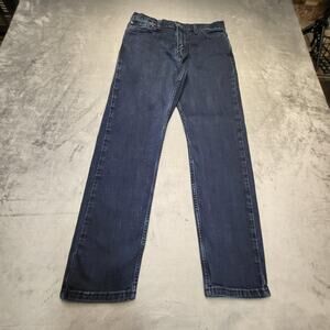 Levis 502 Jeans Mens 30x29 Blue Tapered Fit Waterless Stretch Denim 502 Regular